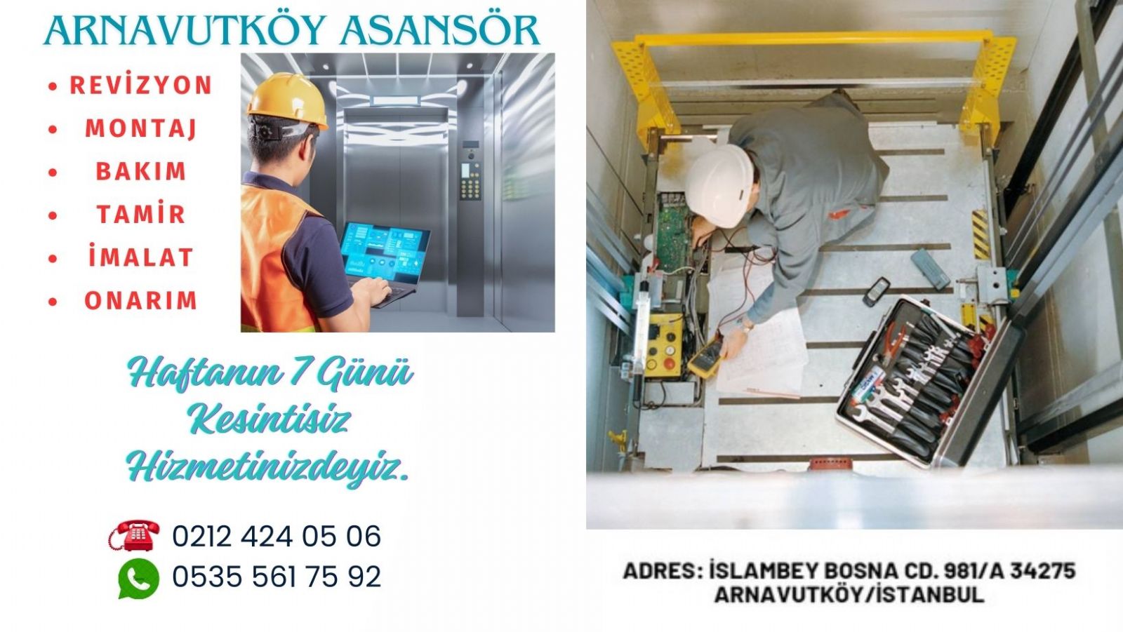 Arnavutköy Asansör Firmaları
